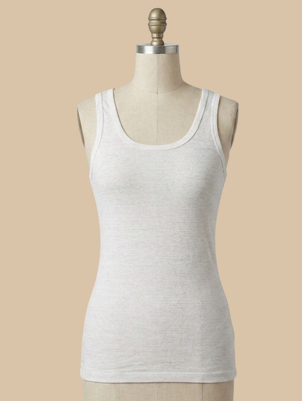 VTG Mossimo Supply Co Shimmer Metallic Ribbed Tank Top Tunic Medium M